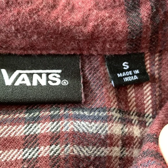 Vans flannel shirt size small - Picture 2 of 3